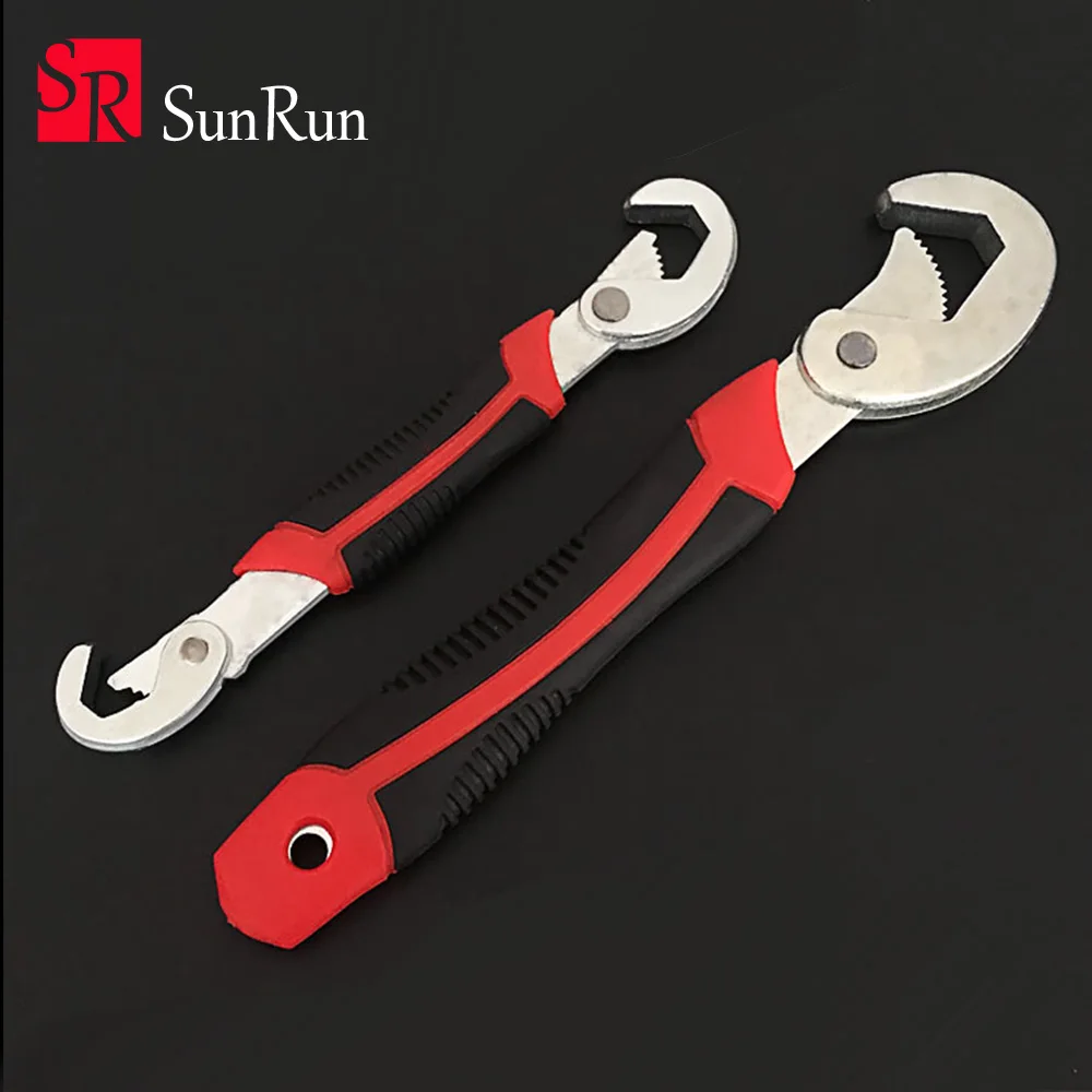 Multi function 2PCS Universal Wrench 9 32mm Quick Snap Grip Wrench