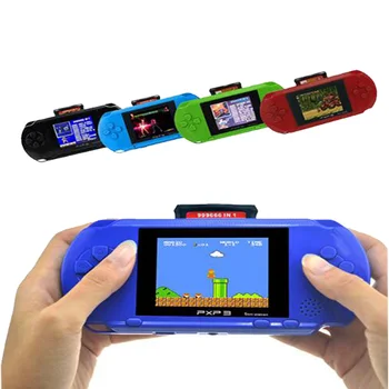 

3 Inch 16 Bit PXP3 Slim Station Video Games Player Handheld Game With 2pcs Game Card Console built-in 150 Classic Games
