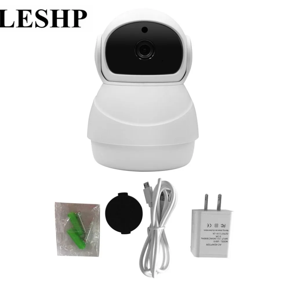 

LESHP IP Camera Wireless Security Monitor Digital Camera 2 Million Pixel HD Snowman Shape 360VR Panoramic Shake Head Machine