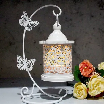 

Wedding Decoration Beautifully Creative Hollow Bird Cage Candle Holder Cafe Villa Restaurant Front Desk Decoration Candle Holder