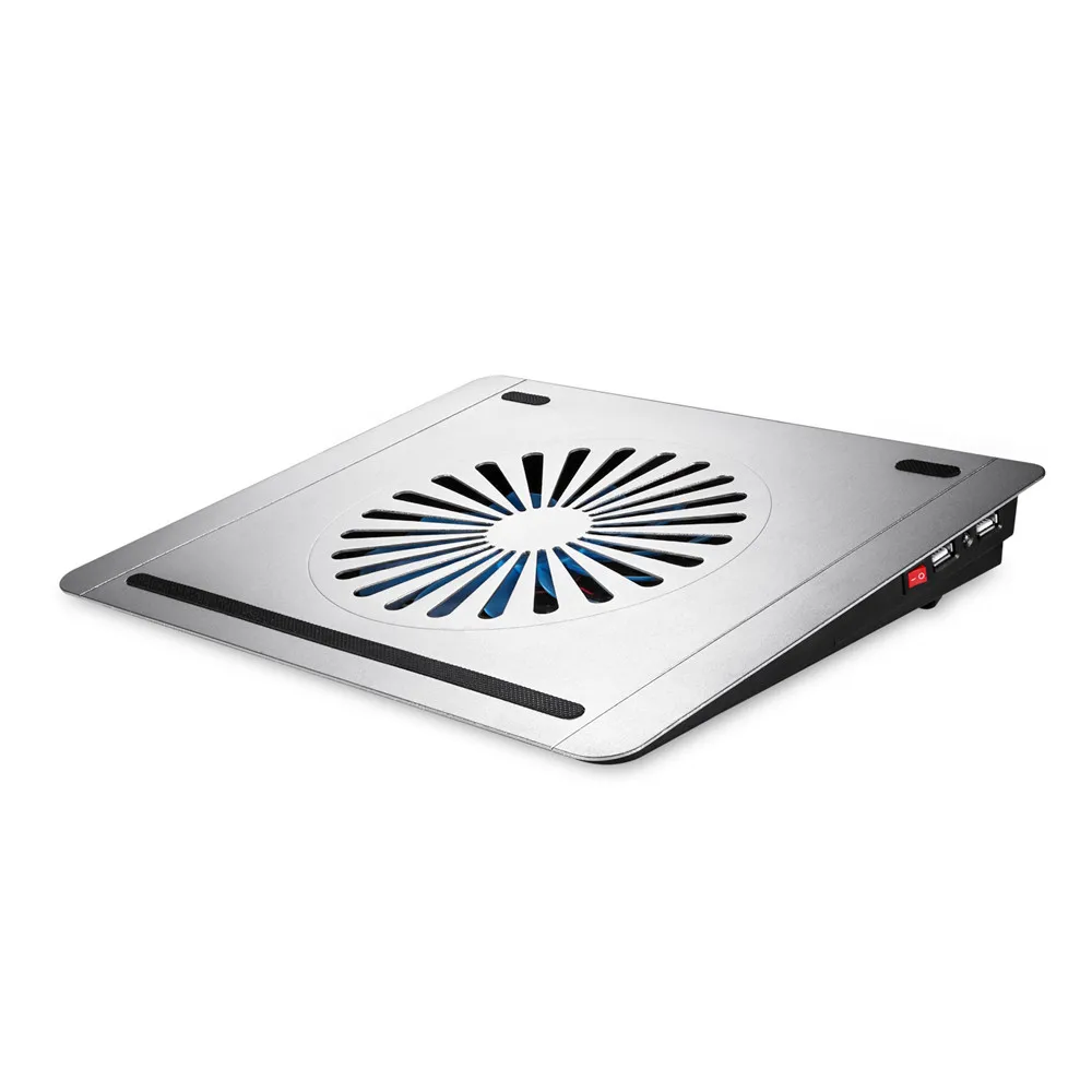 14 inch Laptop Aluminum Alloy Cooler Pad with Mute 16cm Air cold Fan