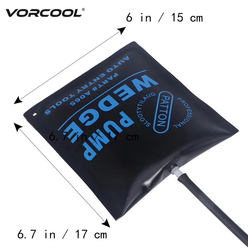 VORCOOL 2 قطعة الهواء حقيبة مضخة إسفين 17*15 cm نفخ السيارات سيارة دخول شيم وسادة هوائية ويندوز المنزل سيارة الباب قفل اليد أدوات