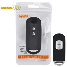 Силиконовый чехол для ключей от машины для Mazda CX-5 CX5 Atenza CX-7 CX-9 MX5 чехол без ключа дистанционного Fob оболочки кожи держатель протектор