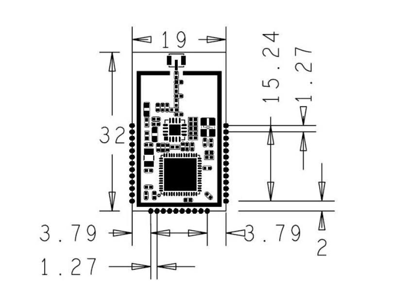 CC2538+ CC2592 модуль связи расстояние поддержка zigbee/6 lowpan