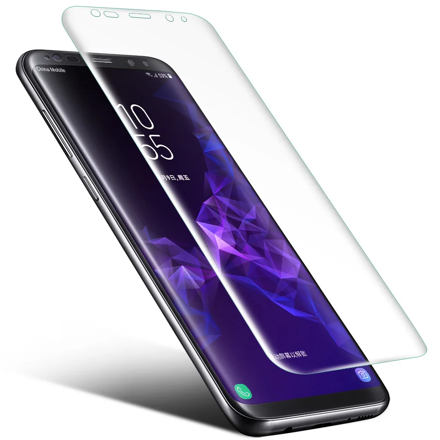 

Boomboos 3D Curved Full Cover Soft PET Screen Protector for Samsung Galaxy S9 / S9 Plus HD Clear Anti-scratch Protective Film