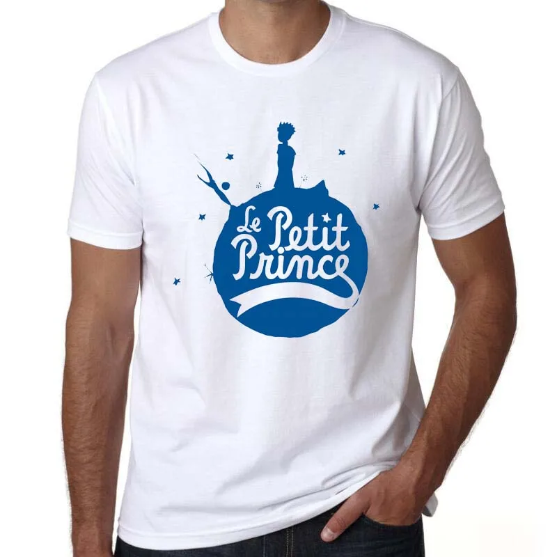 

2019 Men The Little Prince Shirt Summer Funny T-shirt Short Sleeve O-neck The Little Prince Tshirt Male Cool Cartoon Tops Tees