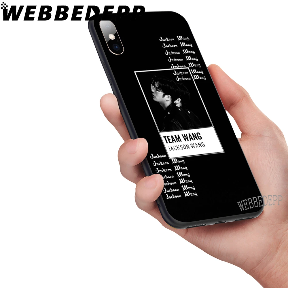 WEBBEDEPP GOT7 Jackson Wang мягкий чехол для iPhone 5 5S 6 6S 7 8 Plus X XS 11 Pro MAX XR Обложка|Бамперы| |