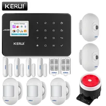 KERUI G18 Беспроводная GSM домашняя система охранной сигнализации охранная сигнализация комплект Android IOS управление телефоном с наружным детектором движения