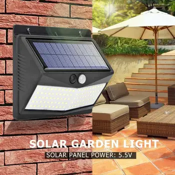

30-100LED Solar Light Motion Sensor Outdoor Garden Lamp Decoration Fence Stair Pathway Yard Security Solar Lamp Lighting