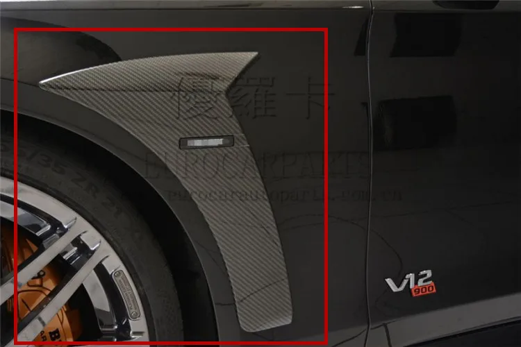 S class w222 carbon finber fender addon fit for s63 S65 reproduced B style carbon fiber fender vents for s63 S65 after 2014 year (2)