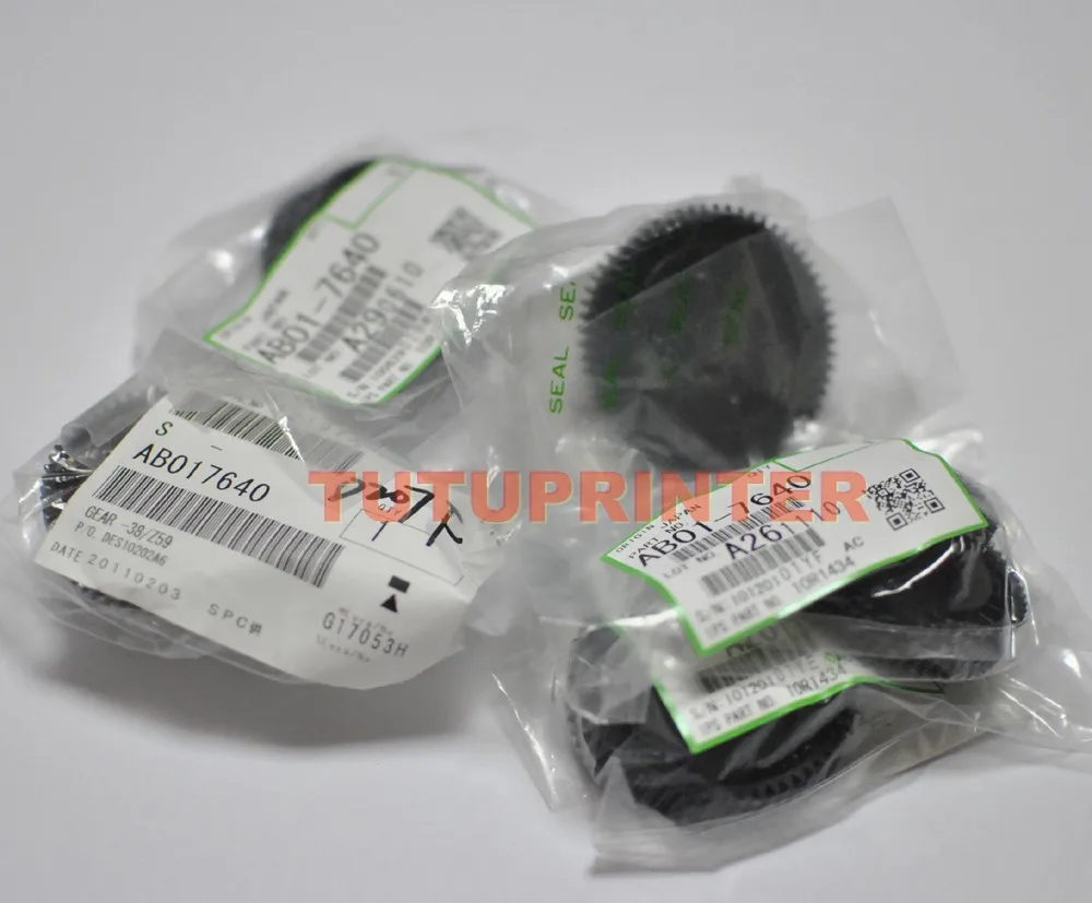 Натуральная для Ricoh AB01-7640(AB017640) Шестерни(38Z/59Z), AF1060, AF2060 копиров, Шестерня для главного двигателя, MP7500 копировальной машины