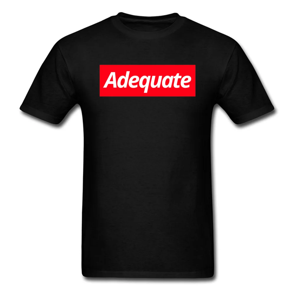 Mens T-Shirt Adequate 24234 Street Tops Shirt Cotton Fabric Round Neck Short Sleeve Design Tshirts Summer Drop Shipping Adequate 24234 black