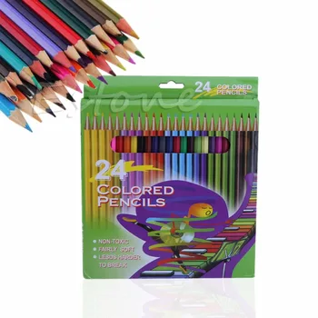 

24 Colors Art Drawing Pencils Perfect Fine Tool Oil Base Sketch Set for Artist