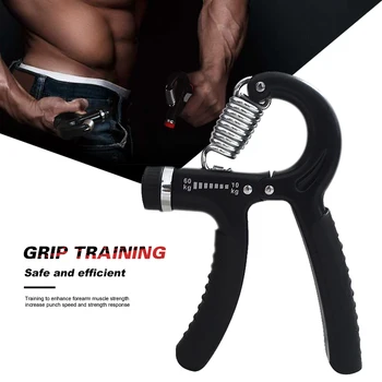 

A-Type Adjustable Heavy Grips Hand Fitness Gripper Exerciser Arm Wrist Strength Training Hand Gripper Gym Power Fitness Tool