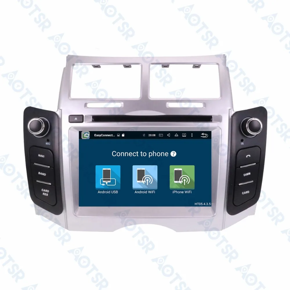 Discount Android 8.1 4Core RAM 2GB ROM 16GB Car Stereo Screen Radio For Toyota Yaris 2005-2011 Car CD DVD Player GPS Navigation DE stock 15