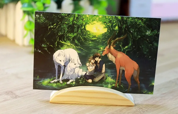 30 листов/лот гаяо Миядзаки масляные открытки с живописью поздравительные открытки желаний модный подарок 143x93 мм