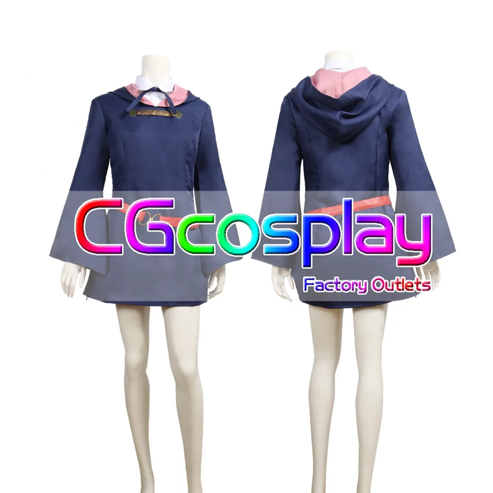 CGCOS Express Shipping Little Witch Academia Atsuko Kagari Dress Anime  Helloween Custom-made