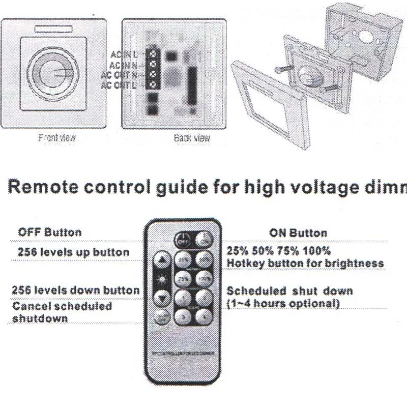 Светодиодный диммер 220 В 110 300 Вт 8 А 3% 100%|led dimmer switch|dimmer switchdimmer led switch |