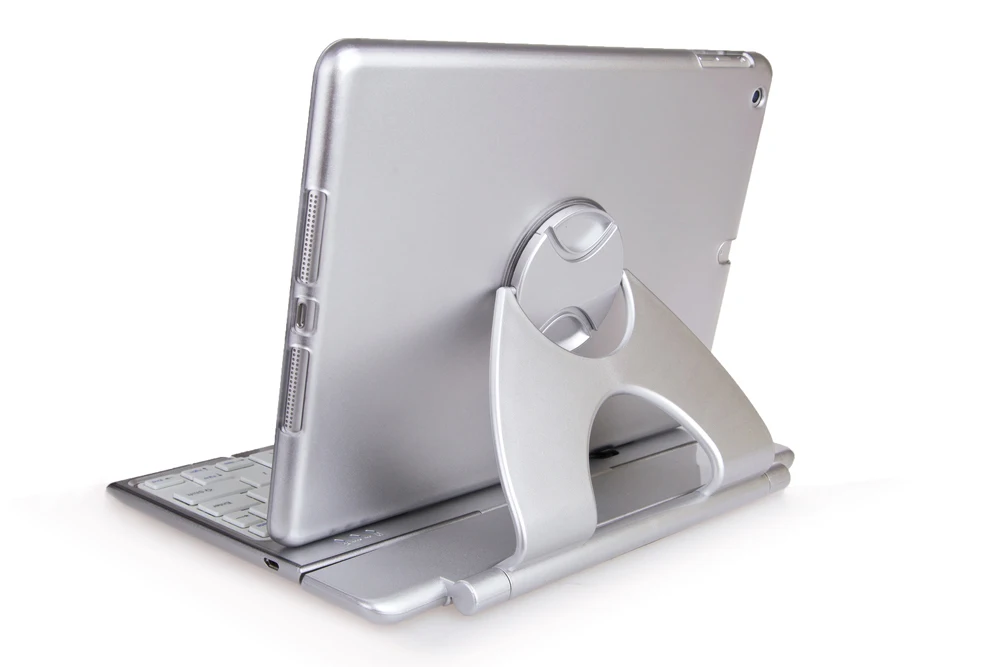 Brand Portable Slim Mute Swivel Flip Stand Wireless Bluetooth Keyboard