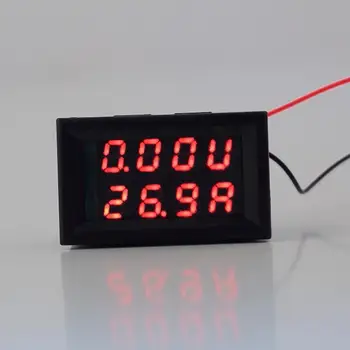 

High Quality 1pc DC 0-30V 10A Voltmeter Ammeter Red LED Panel Amp Digital Volt Gauge
