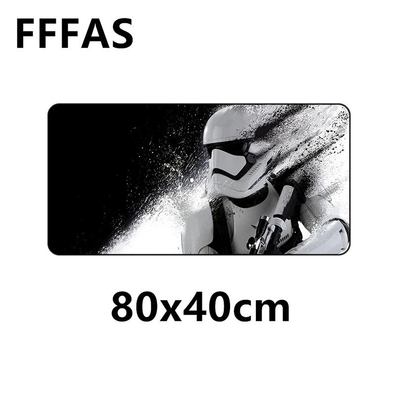  FFFAS 80x40cm Big Size Mouse Pad Table Mat America Natural Rubber Speed Model Gaming Game Mousepad 