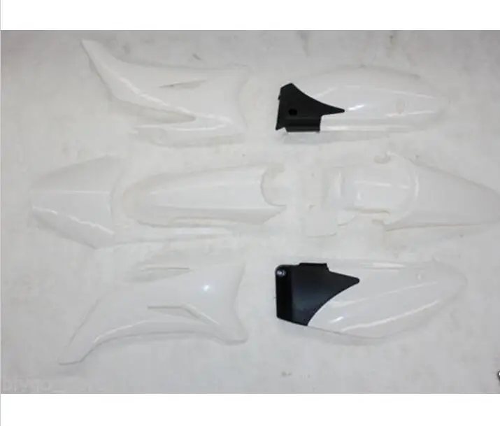 

WHITE Plastics Guard Fairing Fender Kit TTR110 140c 150cc PITPRO Trail Dirt Bike