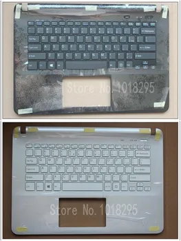 

NEW laptop US keyboard for Sony Vaio SVF141 SVF142 SVF143 SVF1421 SVF14E black/white keyboard with Palmrest Cover