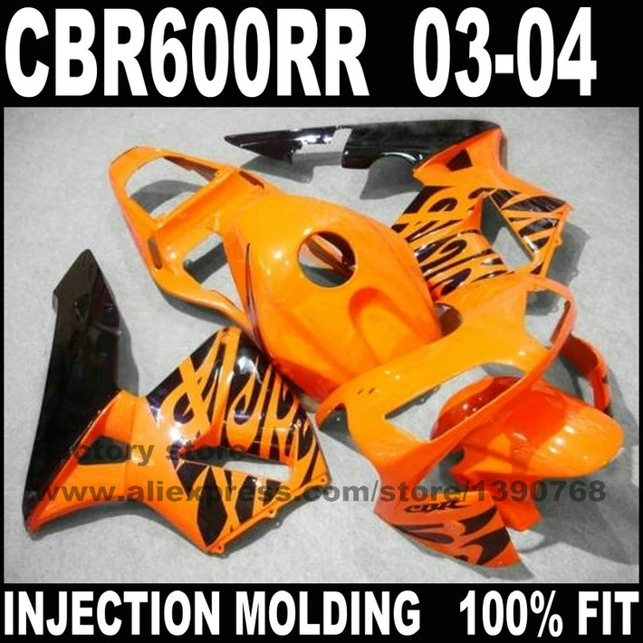 Комплект обтекателей для HONDA CBR 600 RR 2003 2004 CBR600RR 03 04|fairing kit|cbr600rr fairingmotorcycle part |