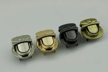 

10pcs/lot Medium-size Luggage hardware accessories bag mortise lock / hardware lock duck tongue lock metal twist lock switch