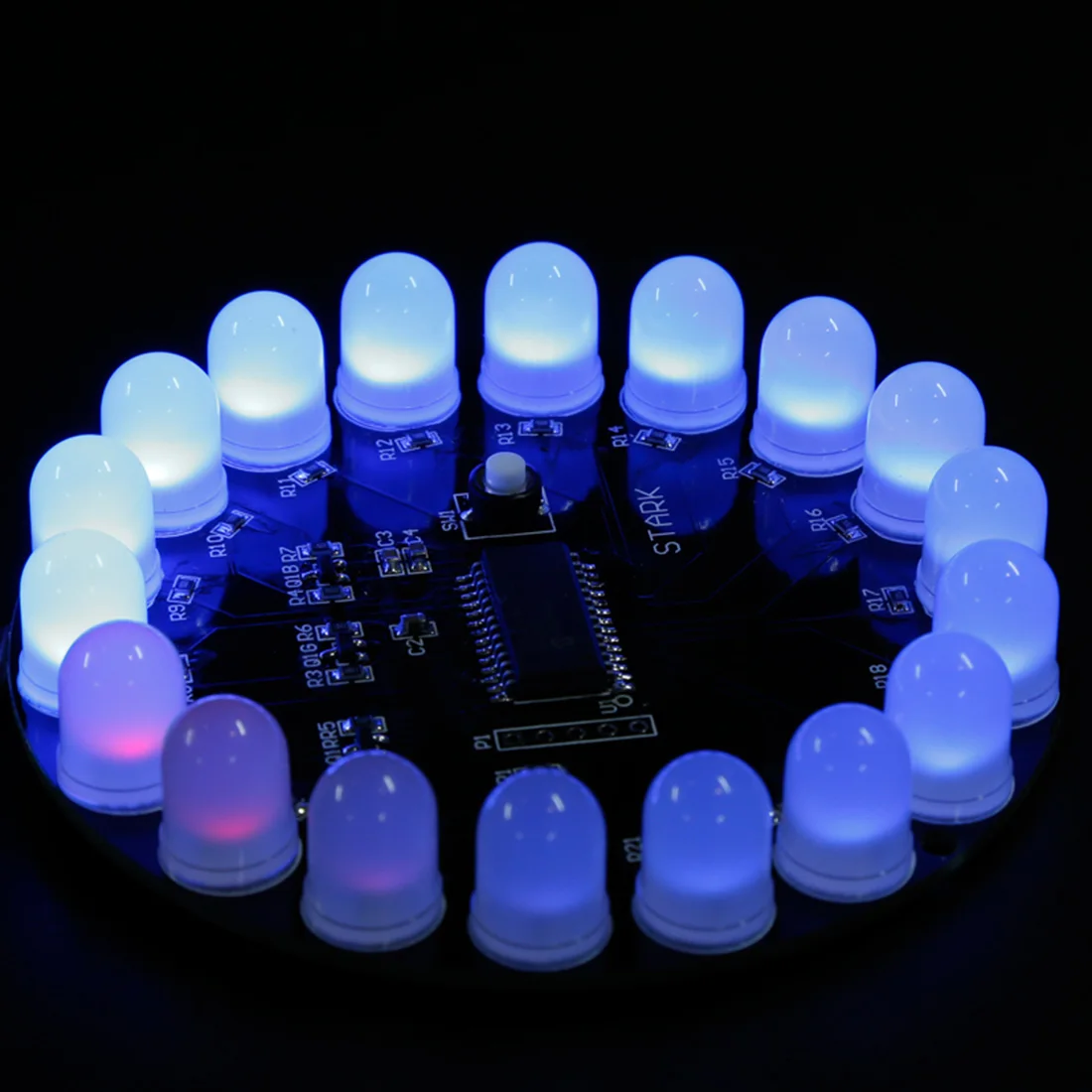 Модифицированный электронный высокотехнологичный мини-электронный светодиодный светильник Aurora, комплект индукционного освещения с 18 светодиодный s программируемые игрушки