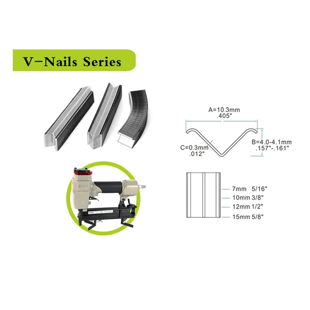 Высокое качество V1015B пневматический степлер пневматический гвоздь пистолет гвоздильщик v-тип гвоздь 10,3 мм Корона Пневматический воздушный степлер для V гвоздь