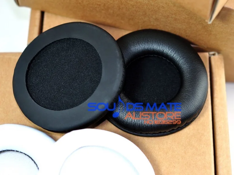 White Black Color Ear Pads Replacement Cushions For Pionner HDJ 500 DJ Headphones Earpads Parts