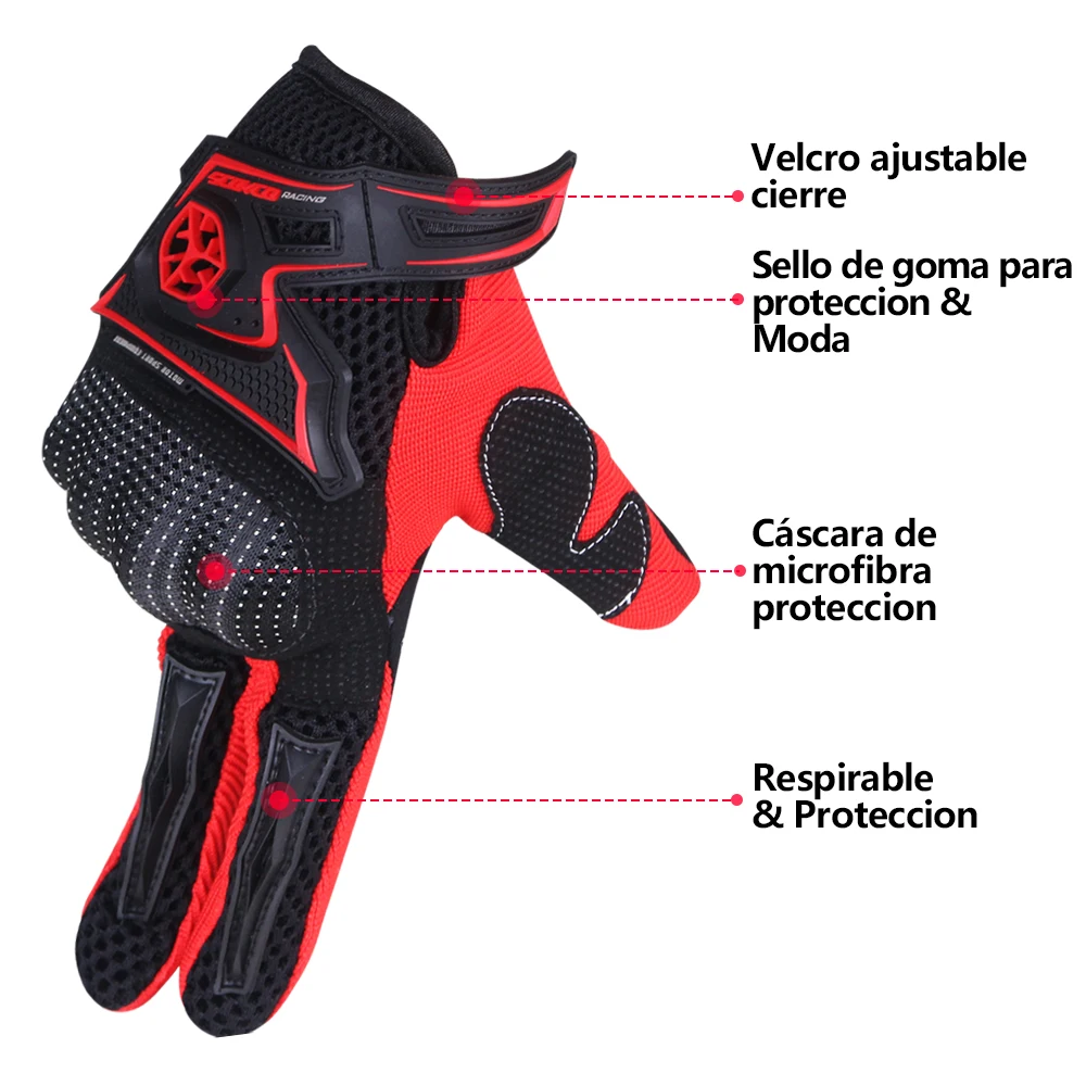 Перчатки SCOYCO moto rcycle дышащие перчатки для грязного велосипеда Guantes de moto защитные перчатки для рук для moto rcycle