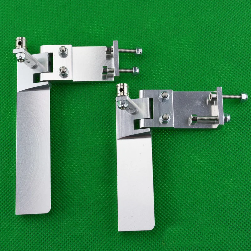 75mm / 95mm Metal Bibulous rudder CNC Aluminum Cooling Boat Rudder