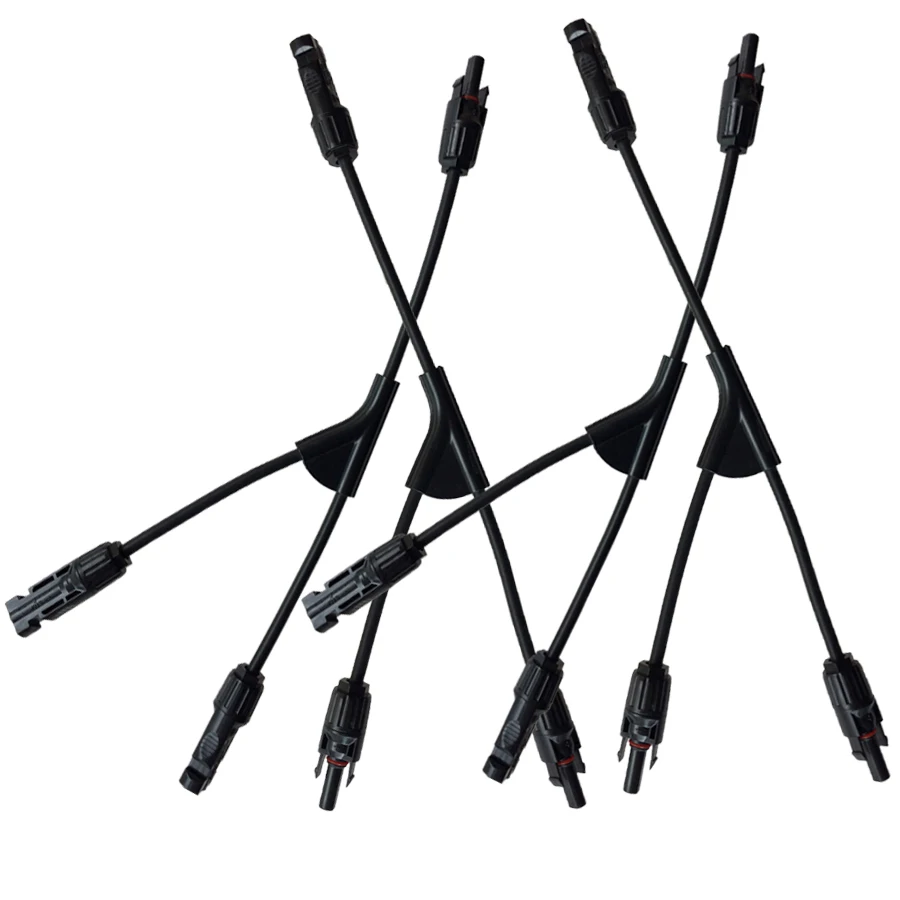

Y-Branch MC4 PV Solar Connector male and female, Waterproof IP67 MC4 Solar Panel Connector used for PV Cable 2.5mm 4mm2 6mm2
