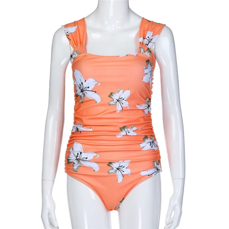 Купальный костюм для беременных, летний женский бикини с цветочным принтом, Купальник для беременных, пляжная одежда для беременных, купальный костюм танкини