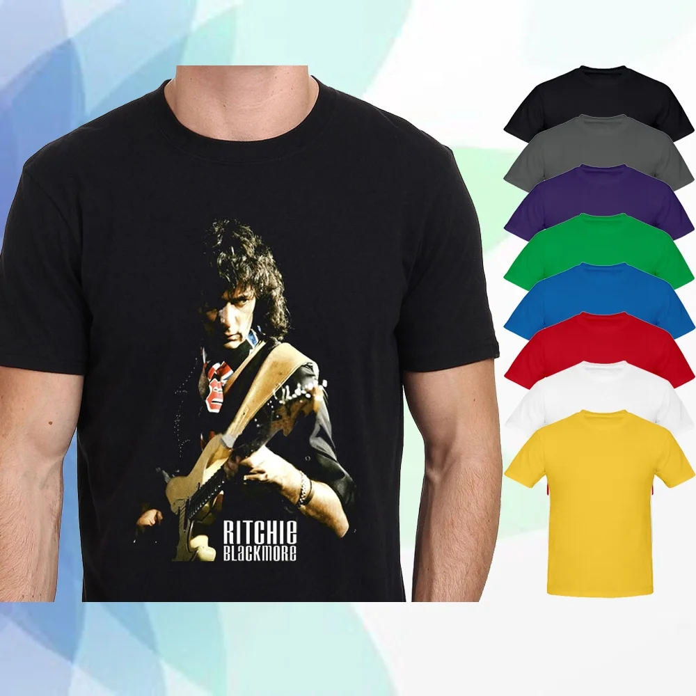 Shirt Deals New Style O Neck Short Sleeve Ritchie Blackmore Heavy Metal