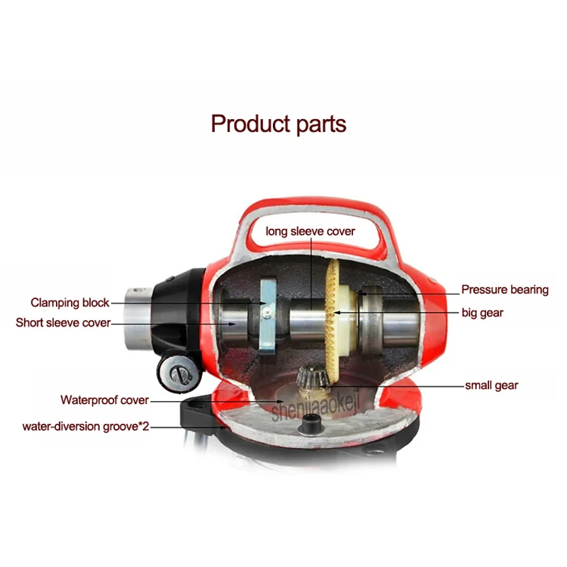  Automatic Dredge Machine GQ-80 Electric Pipe Dredging Sewer Tools Professional Clear Toilet Blockag