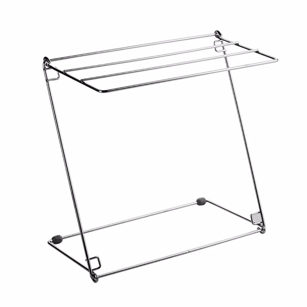 1 Pc 304 Stainless Steel Rag Hanging Racks Folderable Drying Racks