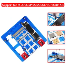 Motherboard PCB Holder Jig Fixture Work Station for iPhone XR 8 7 6 5S Logic Board A9 A10 A11 A12 IC Chip Repair Tools car folding key pcb repair fixture pcb holder work station platform fixed support clamp steel pcb board soldering repair holder