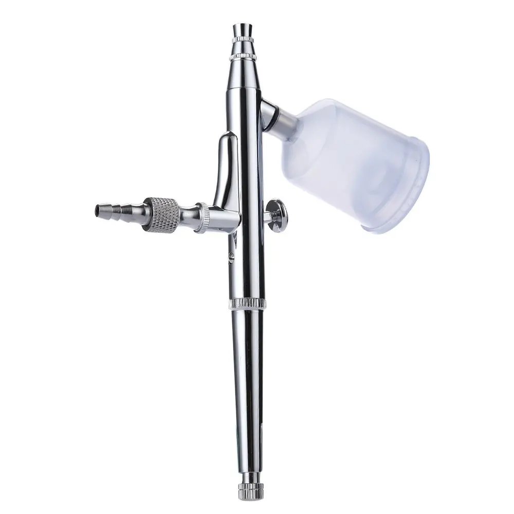 

Double Action Trigger Paint Spray Gun Air-paint control Aerograph 0.3mm Gravity Feed Dual Action Airbrush Kit Set Tool Airbrush