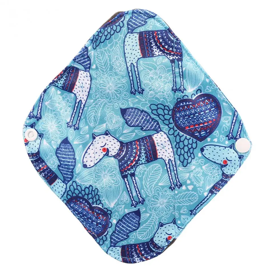 3 шт многоразовые гигиенические прокладки бамбуковый уголь тканевые менструальные прокладки моющийся Санитарный Полотенце подгузник прокладки Размер S+ M+ L