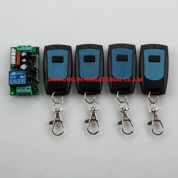 

Free Shipping 220V 1CH 10A Radio Wireless Remote Control light Switch Learning Code With Waterproof Transmitter Output Adjusted