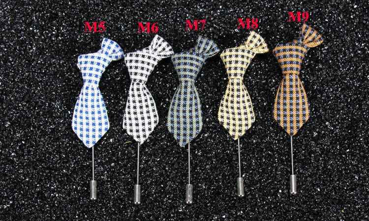 Портной Смит галстук форма лацкан булавка мода Повседневный Дизайнер бутоньерка для костюма бабочка палочки-Броши Одежда подарок аксессуары