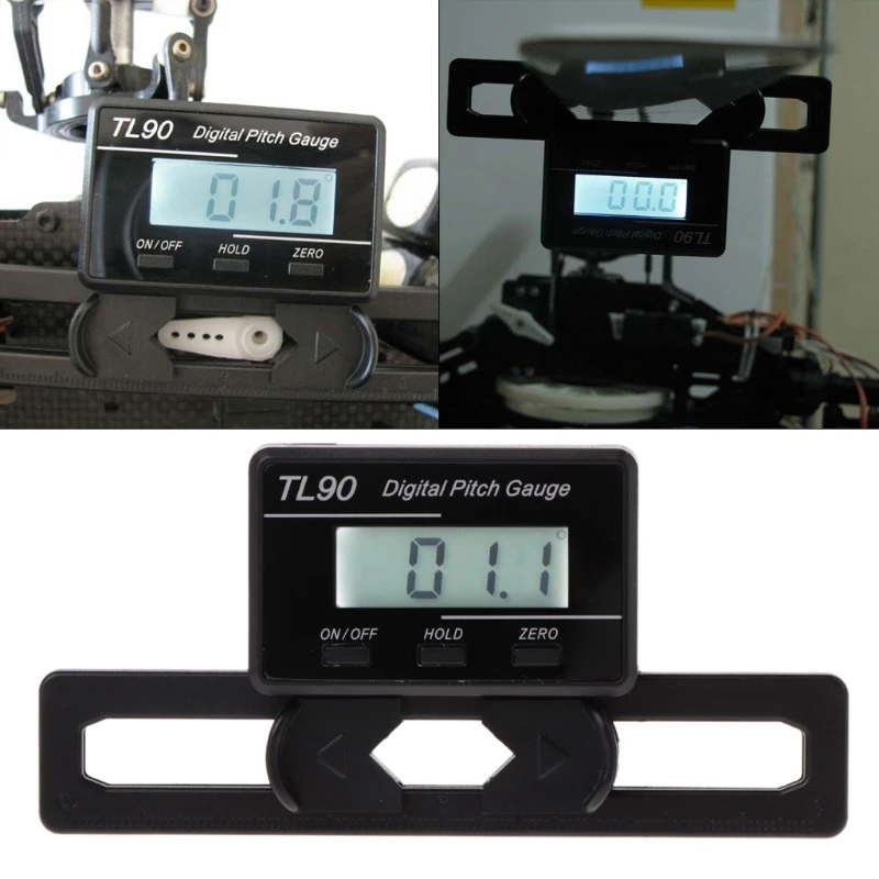 

TL90 Digital Pitch Gauge LCD Backlight Display Blades Angle Measurement Tool