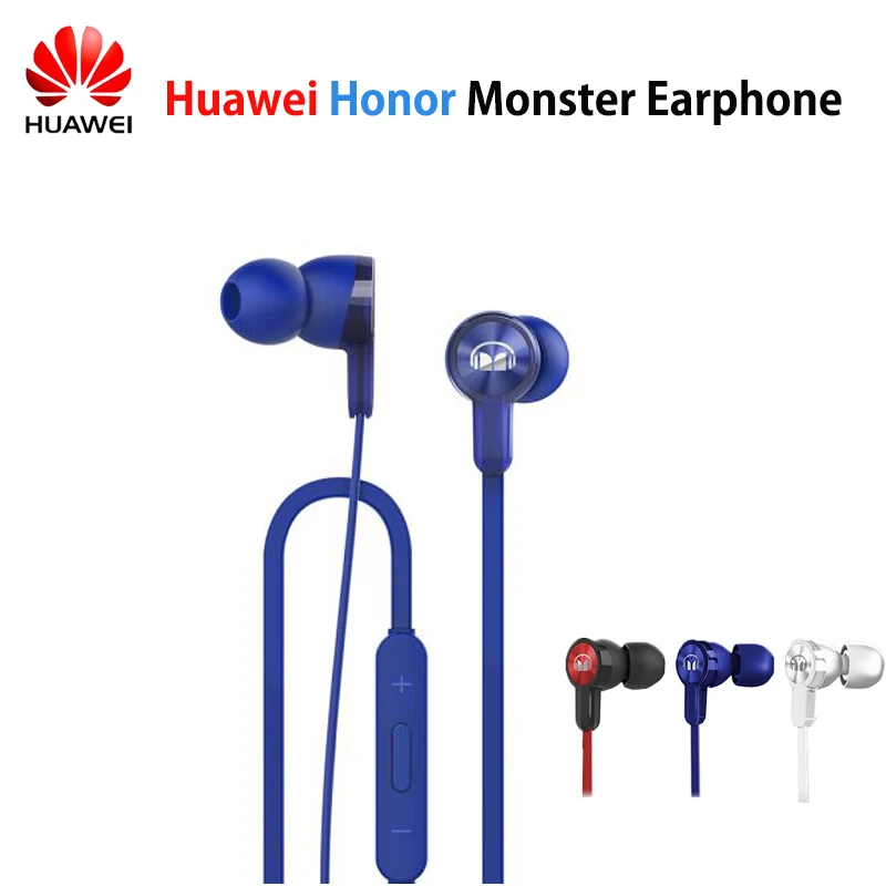 Оригинальные наушники Huawei Honor Monster AM15 с микрофоном шумоподавляющая гарнитура для