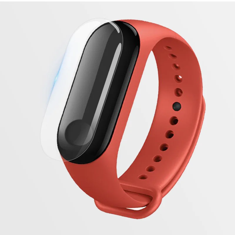 Защитная пленка на весь экран для смарт браслета Xiaomi Mi Band 4 3 5 шт.|Смарт-аксессуары|