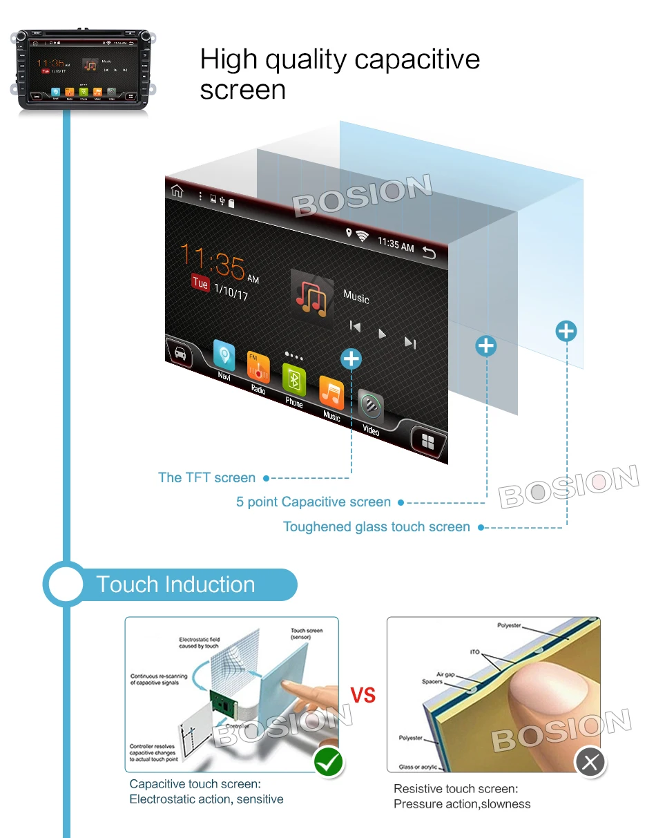 Sale BEST PRICE!! Android 7.1 VW Car DVD GPS Navi 2GB RAM for GOLF 6 polo New Bora JETTA MK4 B6 PASSAT Tiguan SKODA OCTAVIA Fabia 15