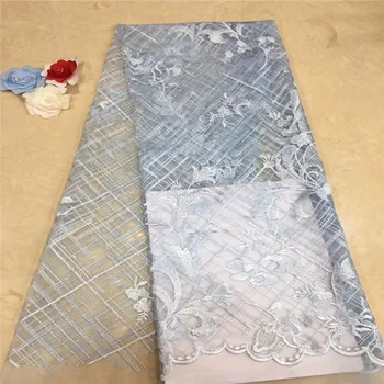 

Cassiel Fashion Nigerian Wedding Lace Materials 3D Lace Fabric High Quality 2019 African Lace Fabric Sequins Lace Fabric