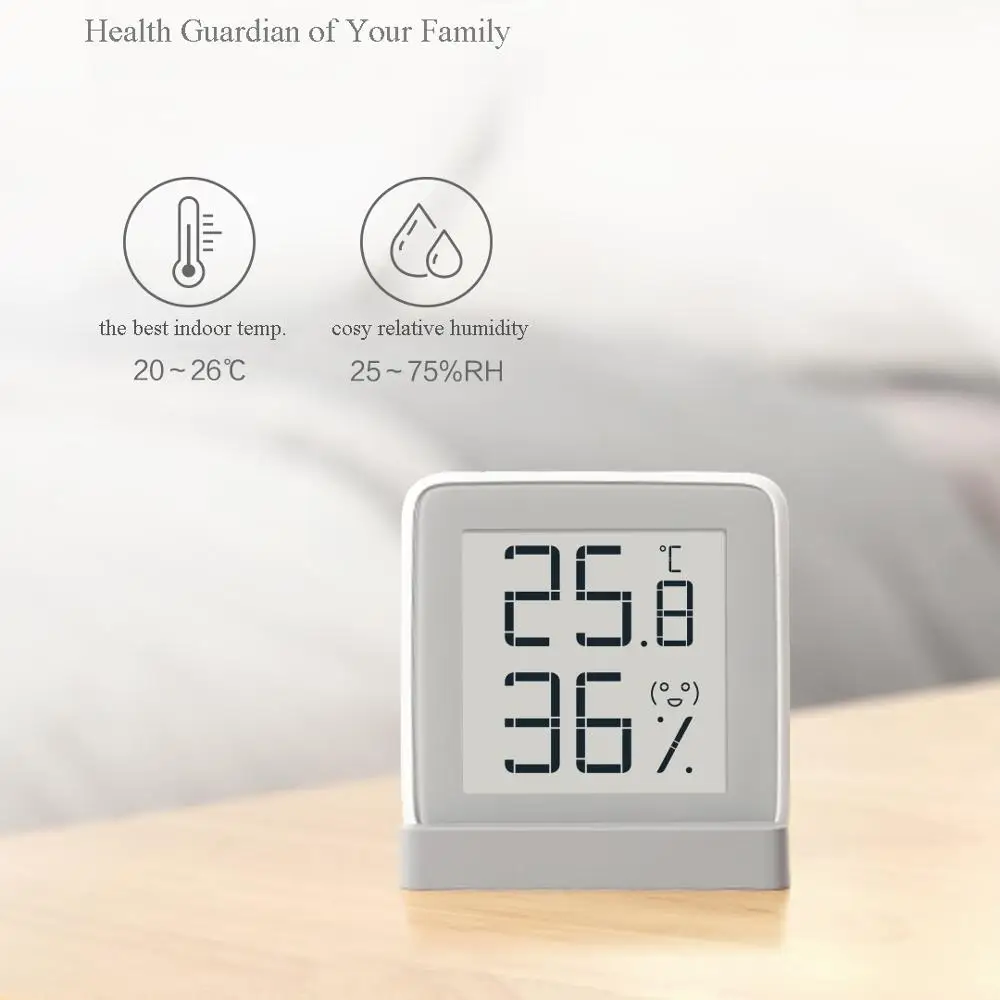  Xiaomi MiaoMiaoCe E-Link Thermometer Temperature Humidity Sensor INK Screen Digital Moisture Meter  - 32960470998